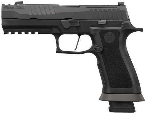 Sig Sauer P320 M.O.D. Full Size 9mm Luger 21+1 3.90" Black Barrel, Matte Black DLC Stainless Steel Optic Ready/Ported/Serrated Slide, Black Stainless Steel Frame w/Picatinny Rail, M.O.D. X Full Grip