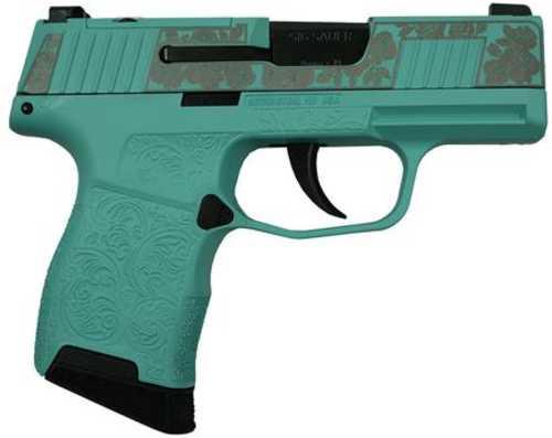 Sig Sauer "Gun & Roses-Tiffany" P365 Optic Ready Handgun 9mm Luger 10Rd Magazines(2) 3.1" Barrel X-Ray 3 Sights
