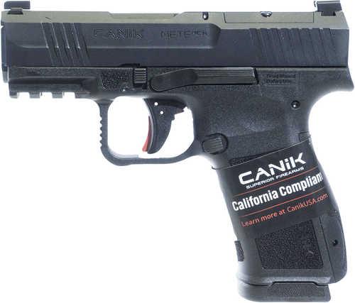 Canik Mete MC9L *CA Compliant 9mm Luger 10+1 3.18" Black Steel Barrel, Black Nitride Steel Serrated Slide, Black Polymer Frame w/Picatinny Rail, Interchangeable Backstrap Grip