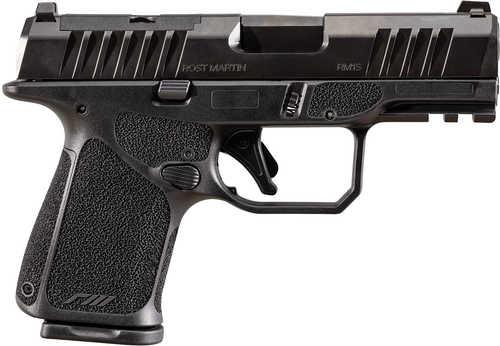 Rost Martin RM1S *CA Compliant Sub-Compact 9mm Luger 10+1 3.60" Black Match Grade Barrel, Black Nitron Steel Optic Ready/Serrated Slide, Black Polymer Frame w/Picatinny Rail, Interchangeable Backstrap Grip, RMR Footprint Ambidextrous
