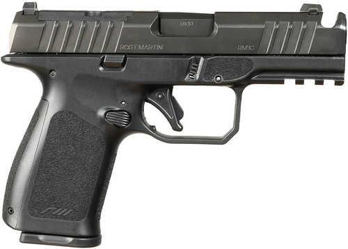 Rost Martin RM1C *CA Compliant 9mm Luger 10+1 4" Black Barrel, Black Nitron Steel Integrated Compensator/Optic Ready/Serrated Slide, Black Polymer Frame w/Picatinny Rail, RMR Footprint, Ambidextrous