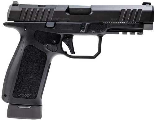 Rost Martin RM1F 9mm Luger 17+1 19+1 4.50" Black Match Grade Barrel Black Nitron Steel Optic Ready/Serrated Slide Black Polymer Frame w/Picatinny Rail Interchangeable Backstrap Grip RMR Footprint Ambidextrous
