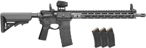 Springfield Armory SAINT Victor V2 Gear Pac 5.56 NATO 30+1 16" Black Melonite Barrel, Black Hardcoat AFALSEdized Aluminum Receiver w/Picatinny Rail, M-LOK Handguard, B5 Enhanced SOPMOD Black Polymer Stock, B5 P Type 23 Grip