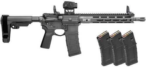 Springfield Armory SAINT Victor V2 Gear Pac 5.56 NATO 30+1 11.50" Black Melonite Barrel, M-LOK Handguard, Black Hardcoat AFALSEdize Aluminum Receiver w/Picatinny Rail, Black Polymer SB Tactical SBA3 Brace, B5 P Type 23 Grip