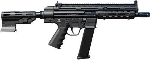 ATI GSG-9 9mm Luger 33+1 7.90" Black Threaded Barrel, Black Aluminum Receiver w/Picatinny Rail, M-LOK Handguard, Black Pistol Brace, Black Polymer Grip, Ambidextrous
