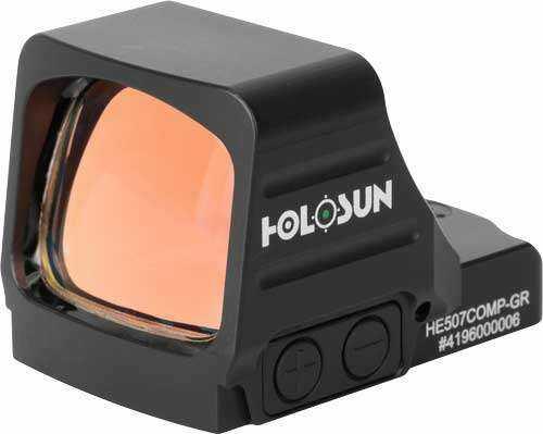 Holosun He507COMPGR He507Comp-Gr Black AFALSEdized 1.1 X 0.87 CRS Reticle Green