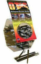 Otis TechFALSElogies Point of Purchase Canister Display 150 Double End Blue Nylon A/P Brushes 1080-316BLU