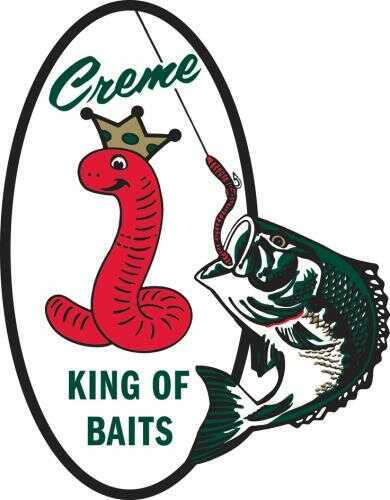 Creme Lure Co / Knight Lures Scound 6" 4Pk-pur/wht Tail
