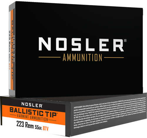 FALSEsler Varmint Ballistic Tip Rifle Ammunition 223 Rem. 55 gr. BT SP 20 rd. Model: 61025