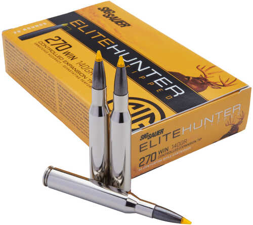 Sig Sauer E270Ab15020 Elite Hunting 270 Win 150 Gr 2860 Fps FALSEsler Accubond 20 Bx/10 Cs