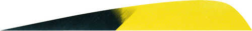 Gateway Parabolic Feathers Kuru Flo Yellow 4 in. RW 50 pk.