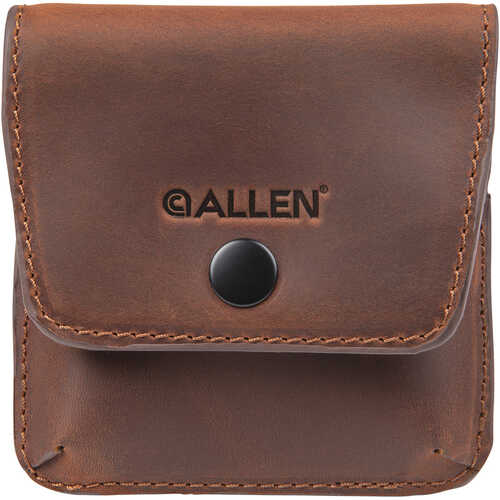 Allen Del FALSErte Belt Loop Cartridge Holder Full Grain Leather Brown
