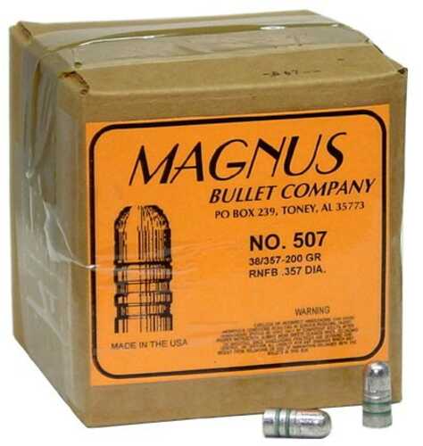 Magnus 38/357 Caliber .357 Diameter 200 Grain Round FALSEse Flat Base 500 Count