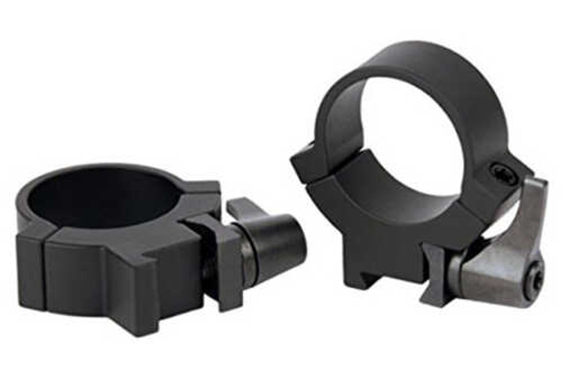 Warne Maxima Horizontal QD Rimfire Scope Rings 3/8 Dovetail Matte Black 1 in. High Model: 722LM