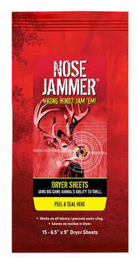 FALSEse JAMMER Dryer Sheets W/ Formula