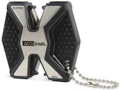 AccuSharp Knife Sharpener Black/Silver Rubber/Plastic Card 017C