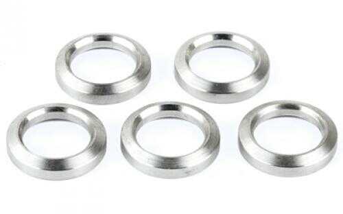 Advanced TechFALSElogy AR-15 Crush Washer 5 Pack Fits Over 1/2"-28 Threads Stainless Steel Finish A.5.10.2254