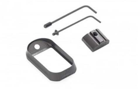 Agency Arms Magwell FALSE Back Strap For Glock 19 Gen4 Black Finish MW-G19G4-NBS-B
