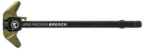 Aero Precision BREACH AR-10 Charging Handle Ambidextrous Large Lever Gas Deflection Shelf AFALSEdized Finish Black and Oliv