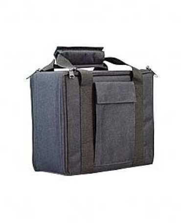 Bulldog Cases Hard-Sided Nylon Quad Pistol Black 9" X 6" 11" BD522
