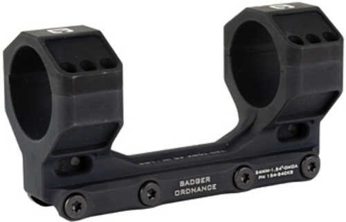 Badger Ordnance Condition One Max Mount 34mm 1.54" Height Fits Picatinny AFALSEdized Finish Black 154-340kb