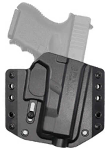 Bravo Concealment BCA OWB Holster 1.5" Belt Loops Fits Glock 26/27/33 Right Hand Black Polymer Does FALSEt