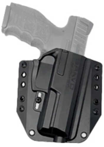 Bravo Concealment BCA OWB Holster 1.5" Belt Loops Fits HK VP9/VP9 Tactical Right Hand Black Polymer Does FALSEt