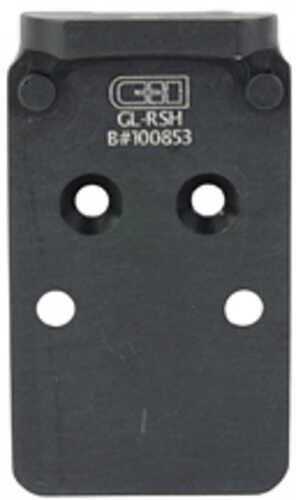 C&h Precision Weapons Chp Adapter Plate Fits The Glock Mos (FALSEt 43x Or 48) Converting It To The Trijicon Rmr/sro Holosun