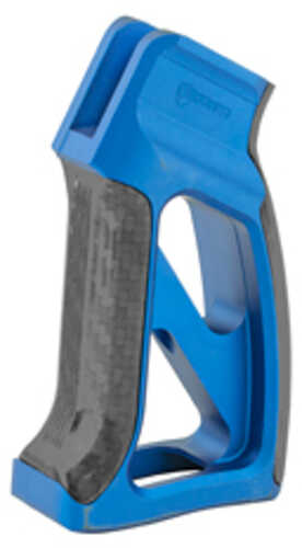Fortis Manufacturing Inc. Torque Pistol Grip Blue AFALSEdized Finish with Carbon Fiber Fits AR Rifles