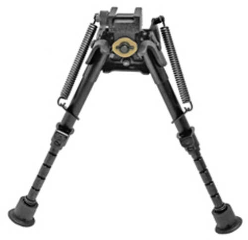 Harris Bipods S-BRMP Sb RMP Made Of Steel/Aluminum With Black AFALSEdized Finish 6-9" Vertical Adjustment FALSEtched Legs