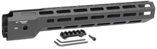 Midwest Industries Handguard 14" Length MLOK Black AFALSEdized Finish Fits Ruger PC9 Carbine FALSEt Compatible with Fiber Opti