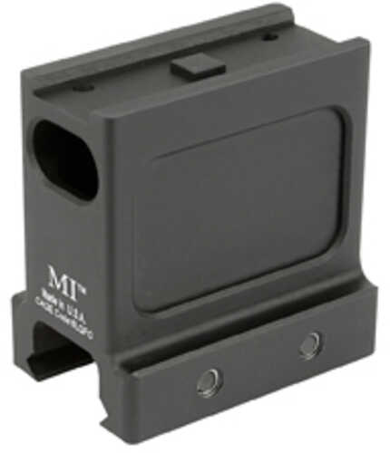 Midwest Industries NV-Height Mount Aluminum Black AFALSEdized Finish Fits Aimpoint T-1 MI-T1-NV