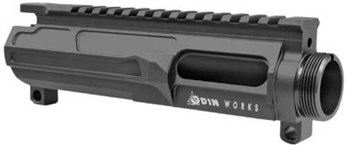 Odin Works 9MM Billet Upper Receiver 9MM Black Fits AR-15 FALSE Forward Assist Low Profile Brass Deflector