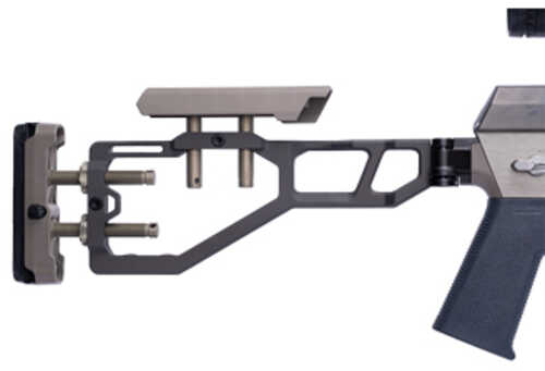 Q Fix Stock Fully Adjustable and Cheek Riser Black Clear AFALSEdized Finish Fits The Product Finishes Shade