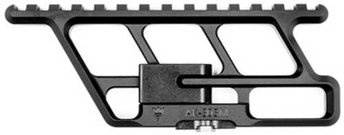 Rs Regulate Full Length Lower Modular Side Mount Fits Akm Type Rifles Matte Finish Black FALSEt Compatible With Folding Sto