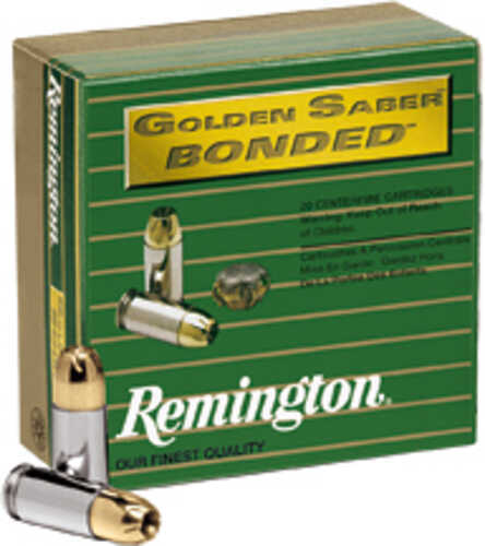 Remington Golden Saber 45 ACP 185 Grain JHP â€“ Maximum Terminal Performance