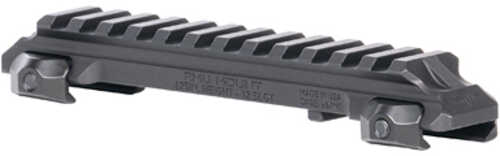 Reptilia Rmu Mount/riser .625" Height 12 Slot Fits 1913 Picatinny Rail AFALSEdized Finish Black 100-269