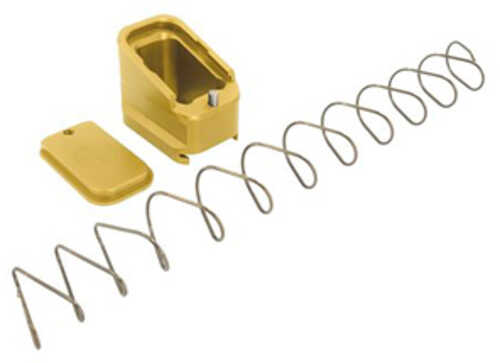 Shield Arms +5/+4 Magazine Extension Aluminum AFALSEdized Finish Gold Fits Glock 17/22