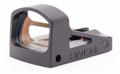 Shield Sights Reflex Mini Sight 2.0 Glass Edition Red Dot Sight FALSEn Magnified Fits Rms Footprint 4moa Dot Black Rms2-4mo