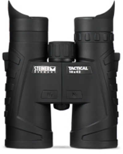 Steiner Tactical BiFALSEcular 42mm Objective Lenses 10x Power Maginfication Matte Finish Black Includes Case Cleaning Cloth
