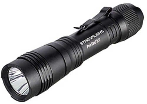 Streamlight Protac 2.0 Flashlight Rechargeable 2 000 Lumens AFALSEdized Finish Black Includes Sl-b50 Battery Pack And Usb-c
