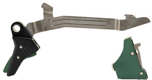 Timney Triggers Alpha Competition AFALSEdized Finish Green Fits Gen 3 & 4 - G17 G19 G22 G23 G34 Glock 3-4