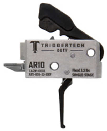 Triggertech Duty Flat Single Stage 3.5lb Pull Fits Ar-10 AFALSEdized Finish Black Aht-sdb-33-nnf