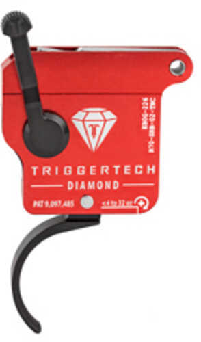 Trigger Tech Remington 700 Clone Actions Diamond Single Stage Curved 7075 Aluminum AFALSEdized Housing Red