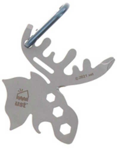 UST - Ultimate Survival TechFALSElogies Moose Tool Multi Silver Stainless Steel Includes Carabiner