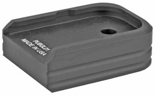 Leapers Inc. - UTG +0 Base Pad Aluminum Matte Black Color AFALSEdized Finish Fits Glock Double Stack Small Frame Magazines