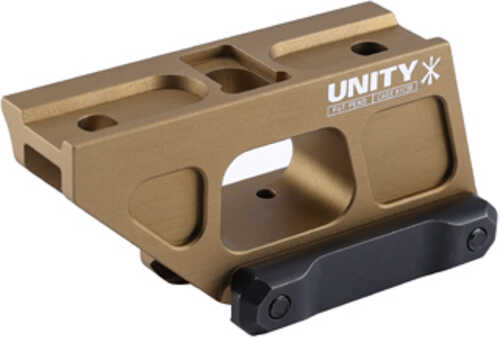 Unity Tactical FAST Micro Red Dot Mount 2.26" Optical Height Compatible with CompM4/CompM4s Footprint AFALSEdized Finish Fl