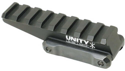 Unity Tactical Fast Red Dot Riser Elevates Lower 1/3 Mount To 2.26" Optical Height Direct To Picitinny AFALSEdized Finish B