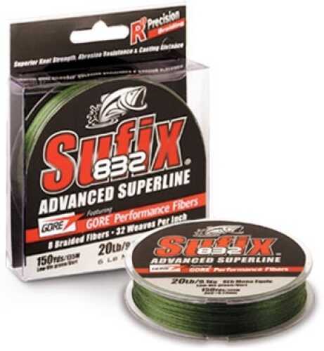 FALSErmark Sufix 832 Braid 150yd 65lb Lo-Vis Green Md#: 660-065G