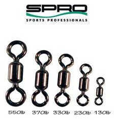 Gamakatsu SPRO Power Swivels Black SZ-6 10Pk
